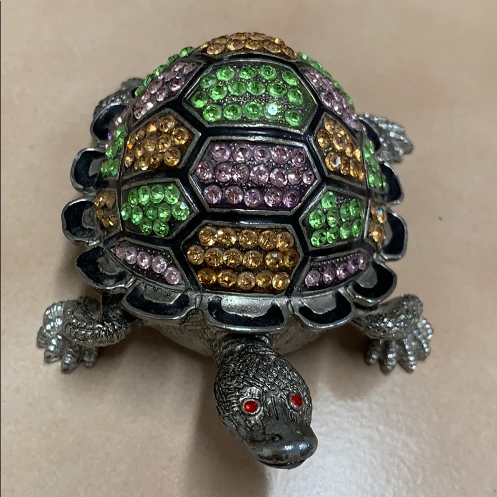 •RUCINNI TURTLE TORTOISE Trinket BOX